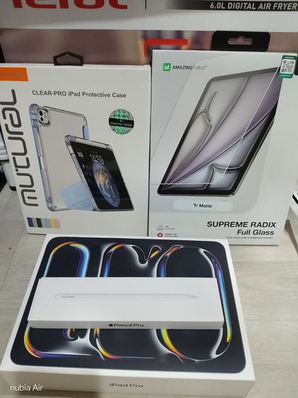512 GB 📱 iPad Pro 11" M5 512GB wifi สีดำ + Apple Pencil Pro สภาพเหมือนใหม่ แบต 100p ประกันถึงปี 2027
