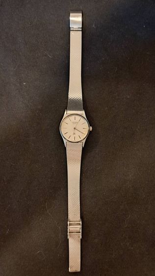 Citizen CQ Quartz Vintage Japan หน้าปัดเงิน ตัวเรือนสแตนเลส ยุค 70s รูปที่ 4