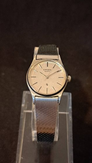 Citizen CQ Quartz Vintage Japan หน้าปัดเงิน ตัวเรือนสแตนเลส ยุค 70s