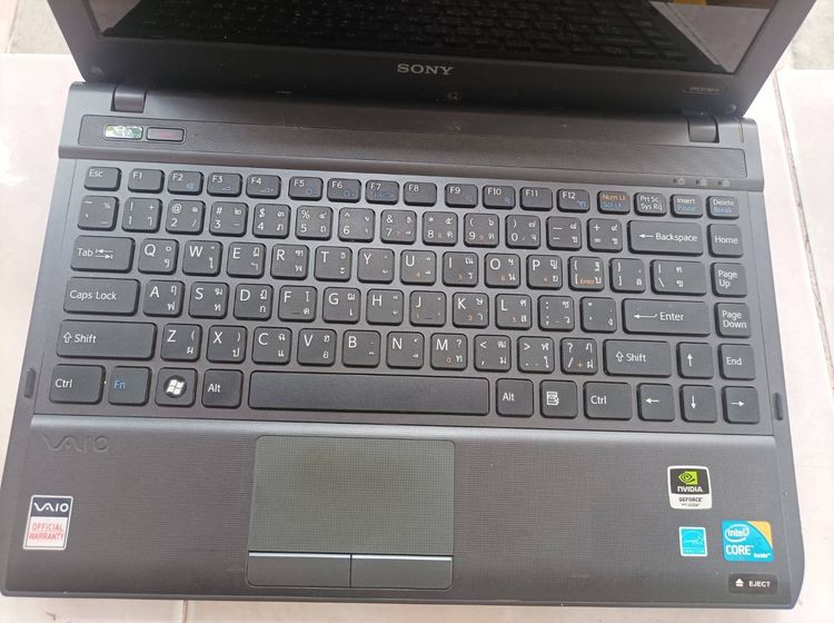 โน๊ตบุ๊ค SONY intel Core i5 cpu m520 จอ13.3 นิ้ว wifi5G แบตดี กล้องชัด ราคาเพียง 1490 บาท 