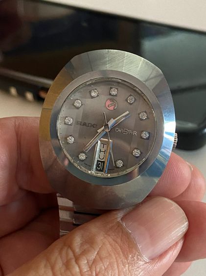 เงิน Rado Diastar Water Sealed Original Automatic 25 Jewels .