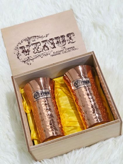 ชุดแก้วทองแดงวินเทจ VENUS รุ่น The Elegant Copper Graphic Collections