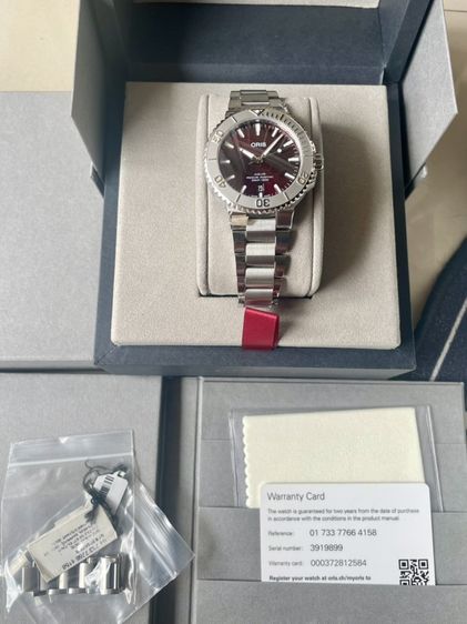 Oris Aquis Date Cherry 41.5mm รูปที่ 2