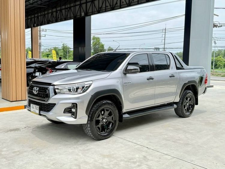 Toyota Hilux Revo 2019 2.8 Prerunner G Rocco Pickup ดีเซล ไม่ติดแก๊ส เกียร์อัตโนมัติ เงิน รูปที่ 3