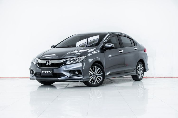 Honda City 2017 1.5 Sv i-VTEC Sedan เบนซิน ไม่ติดแก๊ส เกียร์อัตโนมัติ เทา