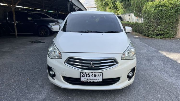 Mitsubishi Attrage 2013 1.2 GLS Limited Sedan เบนซิน เกียร์อัตโนมัติ ขาว รูปที่ 2