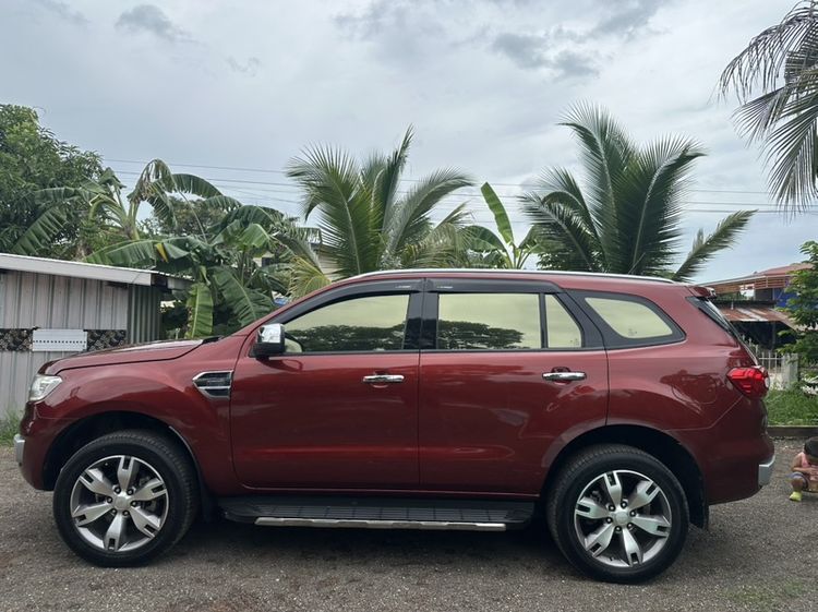 Ford Everest 2017 2.2 Titanium Utility-car ดีเซล เกียร์อัตโนมัติ แดง