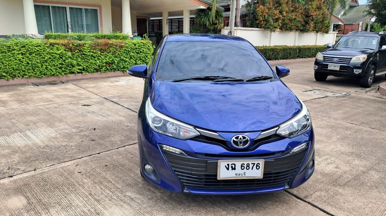 Toyota Yaris ATIV 2017 1.2 G Sedan เบนซิน เกียร์อัตโนมัติ น้ำเงิน รูปที่ 2