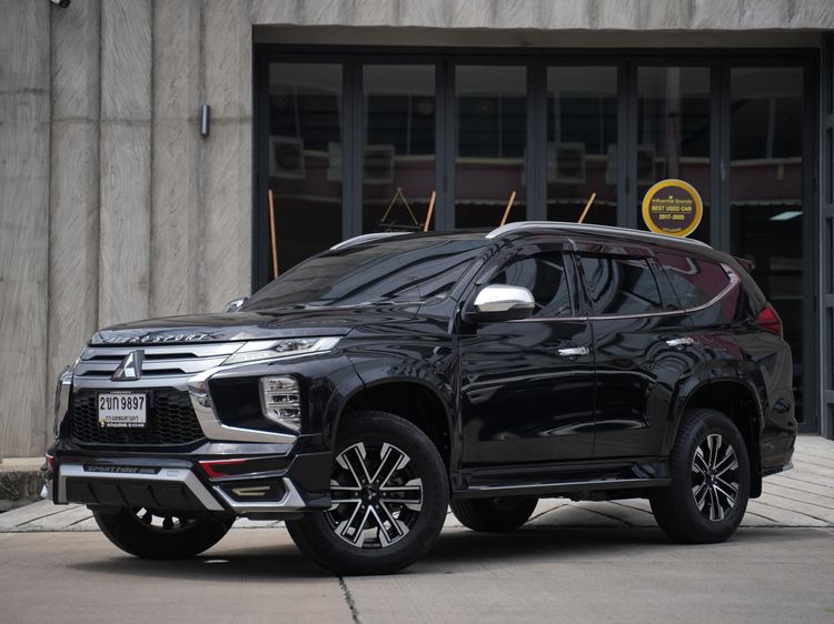 Mitsubishi Pajero Sport 2021 2.4 GT Premium 2WD Utility-car ดีเซล ไม่ติดแก๊ส เกียร์อัตโนมัติ ดำ