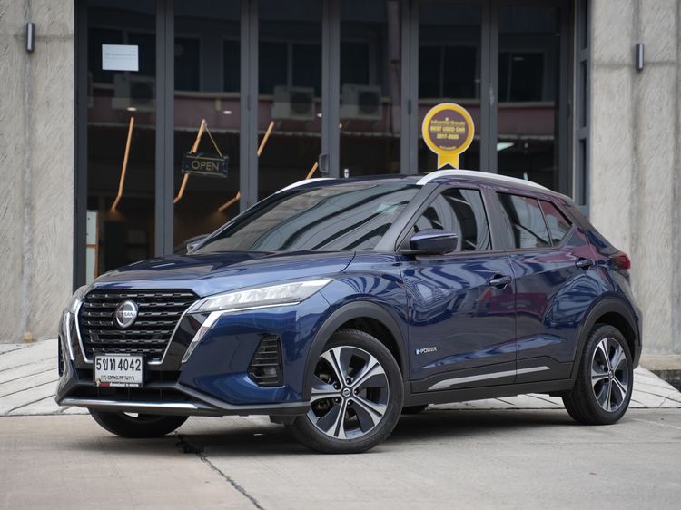 Nissan Kicks 2024 1.2 VL Utility-car เบนซิน ไม่ติดแก๊ส เกียร์อัตโนมัติ น้ำเงิน