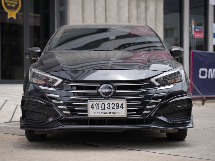 Nissan Almera 2023 1.0 V Sedan เบนซิน ไม่ติดแก๊ส เกียร์อัตโนมัติ ดำ รูปที่ 3