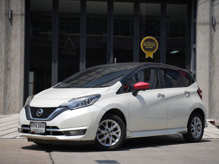 Nissan Note 2017 1.2 VL Sedan เบนซิน ไม่ติดแก๊ส เกียร์อัตโนมัติ ขาว