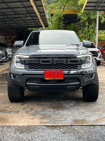 Ford Ranger 2023 Raptor 3.0L V6 Twin-Turbo EcoBoost 4x4 Pickup เบนซิน ไม่ติดแก๊ส เกียร์อัตโนมัติ เทา รูปที่ 2