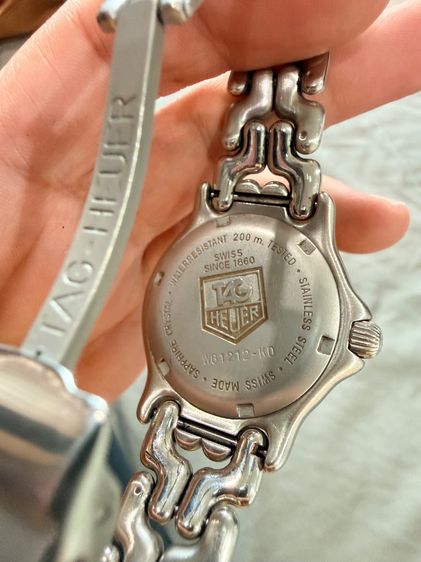 TAG Heuer Professional 200M Boy Size 32mm WG1212-K0 หน้าปัดขาว สายก้างปลา  รูปที่ 3