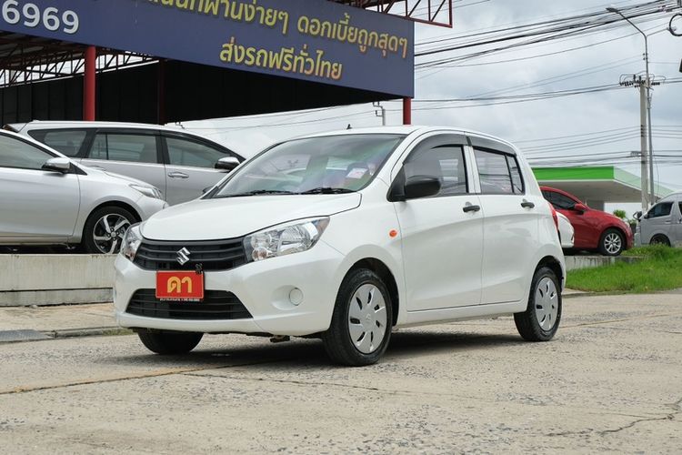 Suzuki Celerio 2023 1.0 GL Sedan เบนซิน ไม่ติดแก๊ส เกียร์อัตโนมัติ ขาว รูปที่ 2
