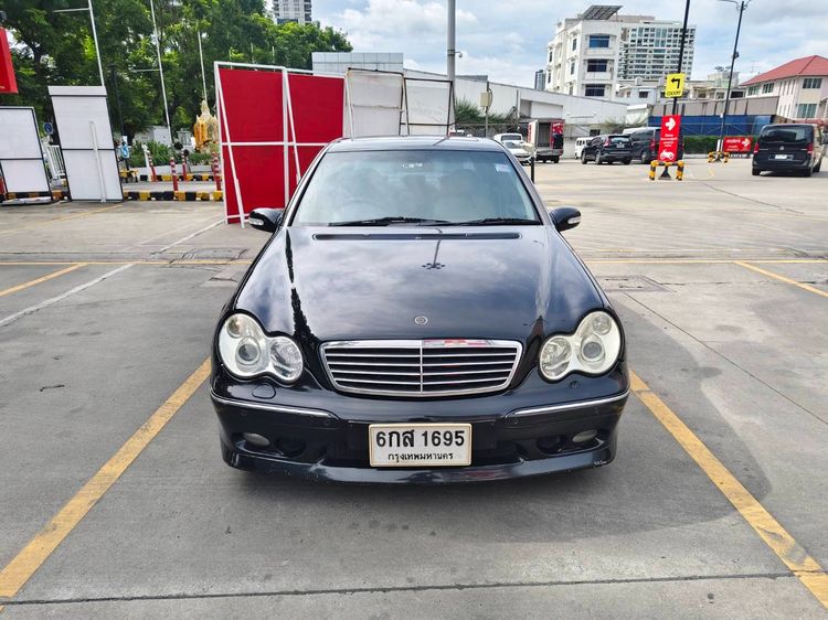 รถ Mercedes-Benz C-Class C200 Kompressor สี ดำ