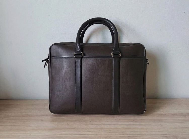 กระเป๋า Coach Briefcase  สีน้ำตาล  แท้ รูปที่ 2