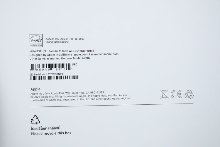 iPad Air M2 11" 512GB WIFI  รูปที่ 13