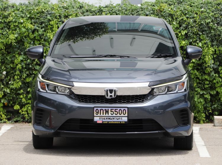 Honda City 2021 1.0 SV Sedan เบนซิน ไม่ติดแก๊ส เกียร์อัตโนมัติ เทา รูปที่ 2