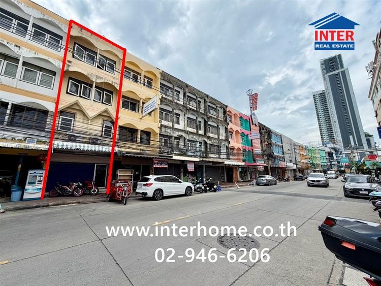 อาคารพาณิชย์ 4 ชั้น 15.3 ตร.ว. หมู่บ้านทิพวัล ซอยหมู่บ้านทิพวัล ถนนเทพารักษ์ ถนนศรีนครินทร์ เมืองสมุทรปราการ สมุทรปราการ