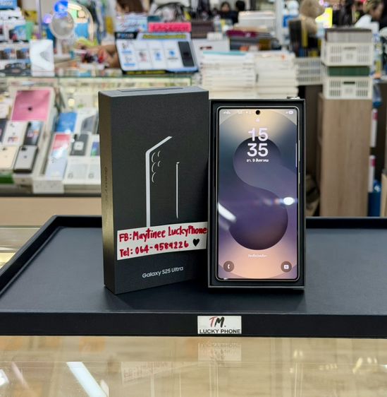 สุขภาพแบต 100 รอบชาร์ท 47 มีประกันศูนย์ถึง 15 กุมภาพันธ์ 2570 Samsung S25 Ultra Ram12 Rom256 สี Black รูปที่ 5