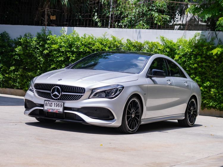 Mercedes-Benz CLA-Class 2019 CLA250 AMG Sedan เบนซิน ไม่ติดแก๊ส เกียร์อัตโนมัติ เงิน รูปที่ 3