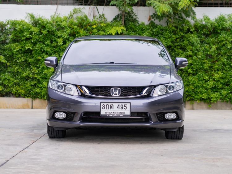 Honda Civic 2014 1.8 E i-VTEC Sedan เบนซิน ไม่ติดแก๊ส เกียร์อัตโนมัติ เทา รูปที่ 2
