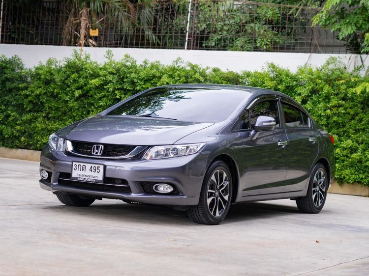 Honda Civic 2014 1.8 E i-VTEC Sedan เบนซิน ไม่ติดแก๊ส เกียร์อัตโนมัติ เทา รูปที่ 3