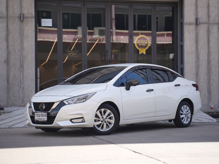 Nissan Almera 2020 1.0 VL Sedan เบนซิน ไม่ติดแก๊ส เกียร์อัตโนมัติ ขาว