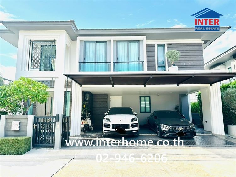 บ้านเดี่ยว 2 ชั้น 73.7 ตร.ว หมู่บ้านแกรนด์บริทาเนีย บางนา กม.12 ซอยสุขาภิบาล6 (ซอยวัดบางพลีใหญ่ใน) ถนนบางนา-ตราด ถนนเทพารักษ์ บางพลี  รูปที่ 2