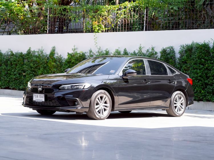 Honda Civic 2022 1.5 Turbo EL Sedan เบนซิน ไม่ติดแก๊ส เกียร์อัตโนมัติ ดำ รูปที่ 3
