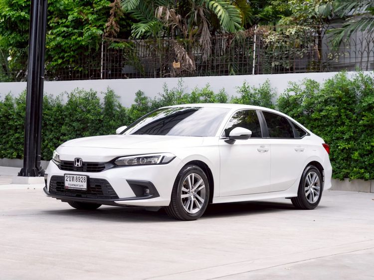 Honda Civic 2021 1.5 EL+ Sedan เบนซิน ไม่ติดแก๊ส เกียร์อัตโนมัติ ขาว รูปที่ 3