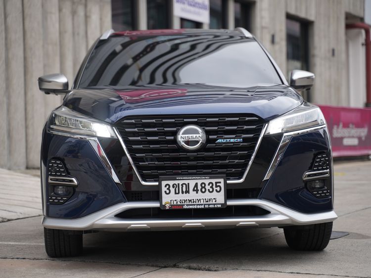 Nissan Kicks 2022 1.2 Autech Utility-car เบนซิน ไม่ติดแก๊ส เกียร์อัตโนมัติ น้ำเงิน รูปที่ 3