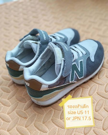 New Balance 996 Kids สําหรับเด็กผู้ชาย Size US 11 JPN 17.5