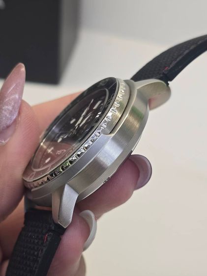 ALBA Automatic AL4381X1 หน้าปัดแดง Automatic Day-Date ครบกล่อง + สายเหล็กเพิ่ม รูปที่ 16