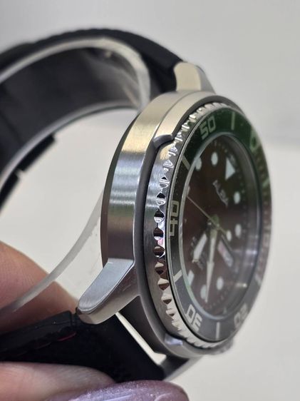 ALBA Automatic AL4381X1 หน้าปัดแดง Automatic Day-Date ครบกล่อง + สายเหล็กเพิ่ม รูปที่ 10