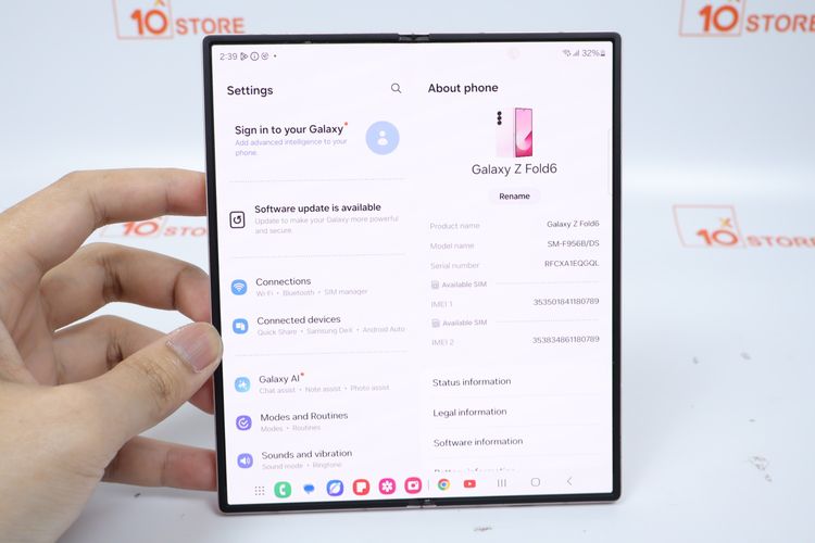 Samsung Galaxy Z Fold 6 12.512GB  รูปที่ 7