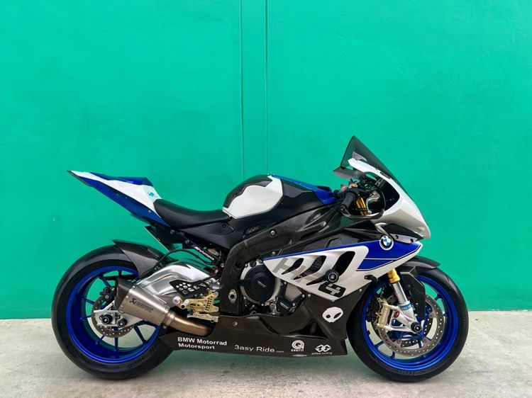 BMW S1000RR 2011 สีขาวดำน้ำเงิน แต่ง HP4 