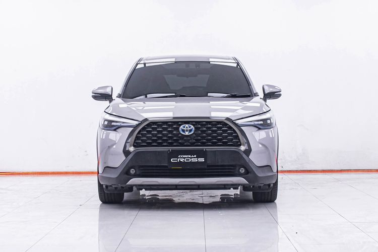 Toyota Corolla Cross 2021 1.8 Hybrid Premium Utility-car ไฮบริด ไม่ติดแก๊ส เกียร์อัตโนมัติ เทา รูปที่ 4