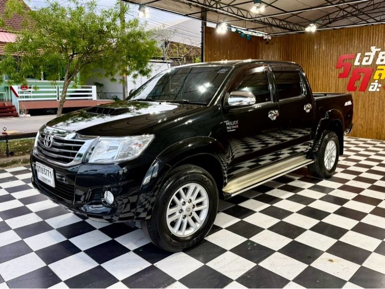 Toyota Hilux Vigo Champ 2013 Smart Cab 3.0 G Prerunner Pickup ดีเซล ไม่ติดแก๊ส เกียร์อัตโนมัติ ดำ รูปที่ 2