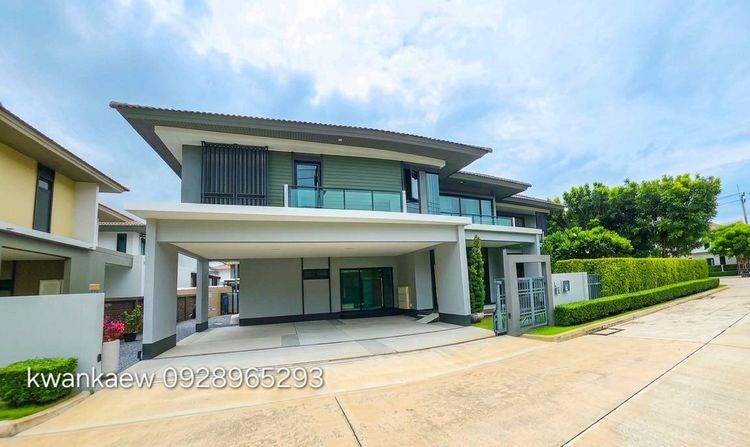 ขายด่วนบ้านพรีเมี่ยมโครงการเศรษฐสิริ วงแหวนลำลูกกา ตกแต่งสไตล์โมเดินท์มูจิ ไม้ธรรมชาติทั้งหลัง พร้อมอยู่