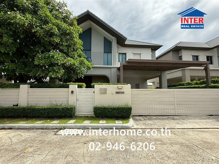 บ้านเดี่ยว 2 ชั้น 75.3 ตร.ว. หมู่บ้านบางกอกบูเลอวาร์ด เวสต์เกต ใกล้ห้างเซ็ลทรัลเวสต์เกต ถนนบางกรวย-ไทรน้อย ถนนกาญจนาภิเษก บางบัวทอง นนทบุรี