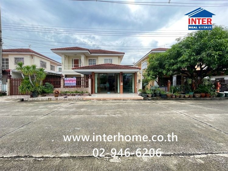 บ้านเดี่ยว 2 ชั้น 51.2 ตร.ว. หมู่บ้านเจริญลาภ5 รังสิต-คลอง8 ซอยรังสิตคลอง8 ถนนรังสิต-นครนายก ถนนลำลูกกา ธัญบุรี ปทุมธานี รูปที่ 2