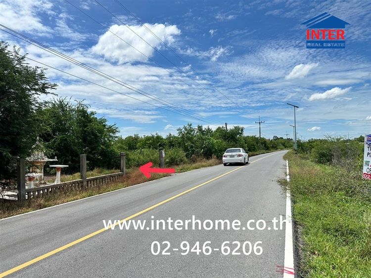 ที่ดินเปล่า 3 ไร่ 92 ตร.ว. ที่ดิน ใกล้วัดไผ่โรงวัว นครปฐม ถนนทางหลวง3422 บางเลน นครปฐม รูปที่ 2