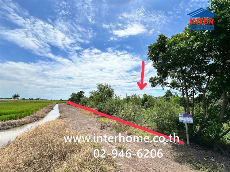 ที่ดินเปล่า 3 ไร่ 92 ตร.ว. ที่ดิน ใกล้วัดไผ่โรงวัว นครปฐม ถนนทางหลวง3422 บางเลน นครปฐม รูปที่ 4