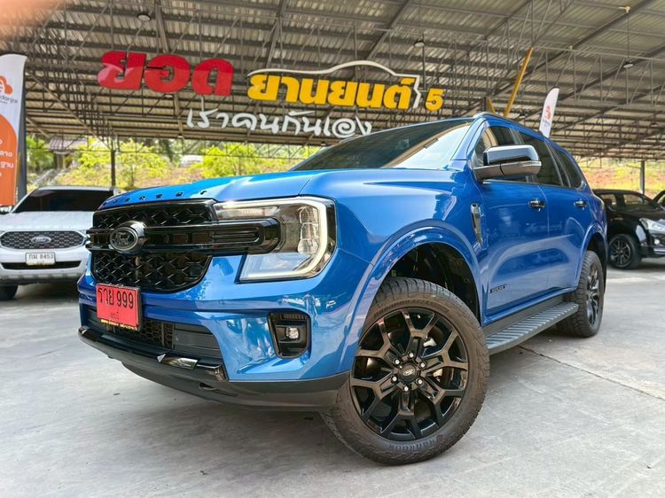Ford Everest 2023 2.0 Turbo Sport Utility-car ดีเซล ไม่ติดแก๊ส เกียร์อัตโนมัติ น้ำเงิน รูปที่ 2