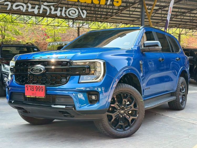 Ford Everest 2023 2.0 Turbo Sport Utility-car ดีเซล ไม่ติดแก๊ส เกียร์อัตโนมัติ น้ำเงิน รูปที่ 3