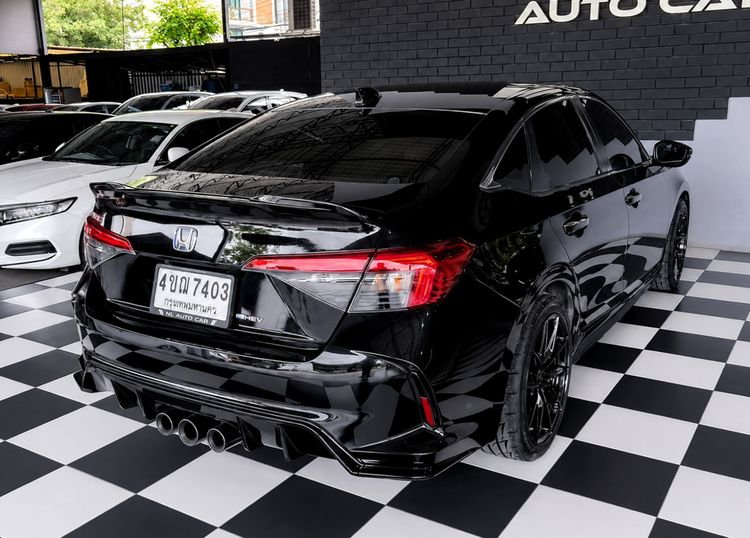 Honda Civic 2023 2.0 eHEV EL+ Sedan ไฮบริด เกียร์อัตโนมัติ ดำ รูปที่ 4
