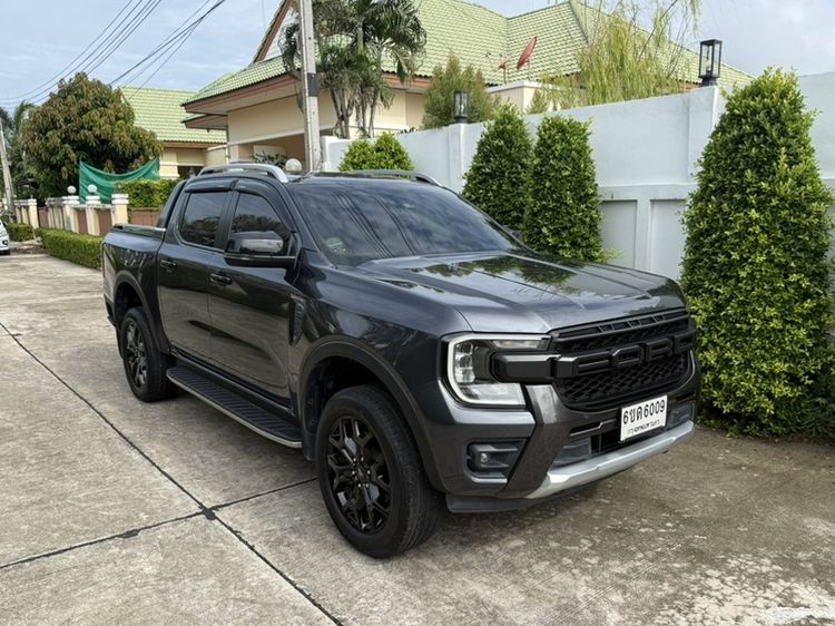 รถ Ford Ranger 2.0 Turbo Hi-Rider Wildtrak สี เทา