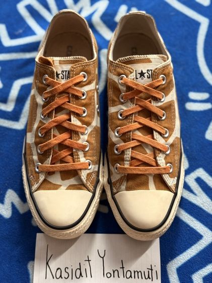 รองเท้าผ้าใบ ผ้า UK 7.5 | EU 41 1/3 | US 8 เหลือง Converse AllStar low Japan Giraffe